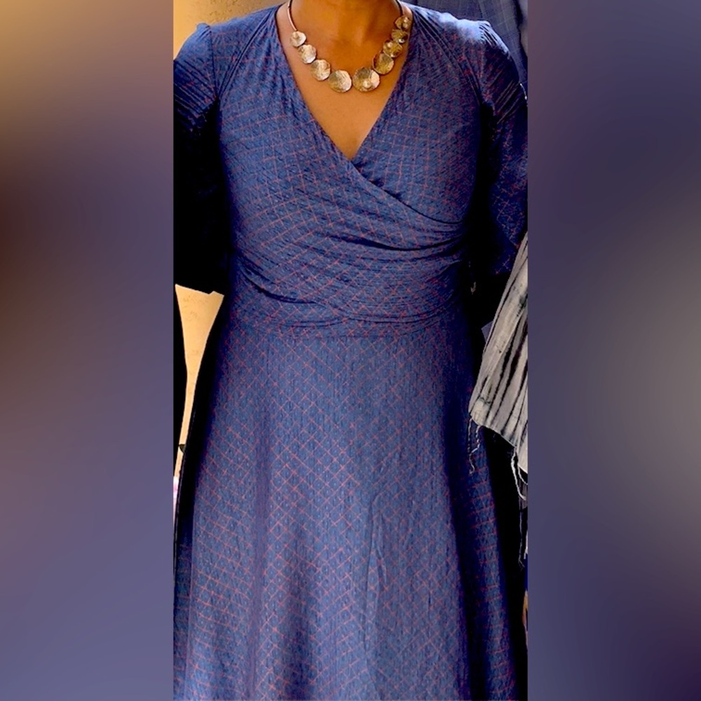 Silk custom made dress